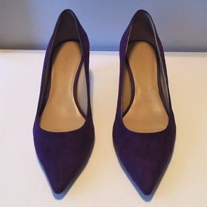 Nine West Izabela Dark Purple Suede Pumps